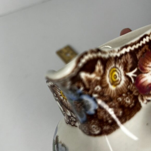 Vtg Porcelain Creamer 4.25" Rural England W.R. Midwinter Ltd - Picture 11 of 13